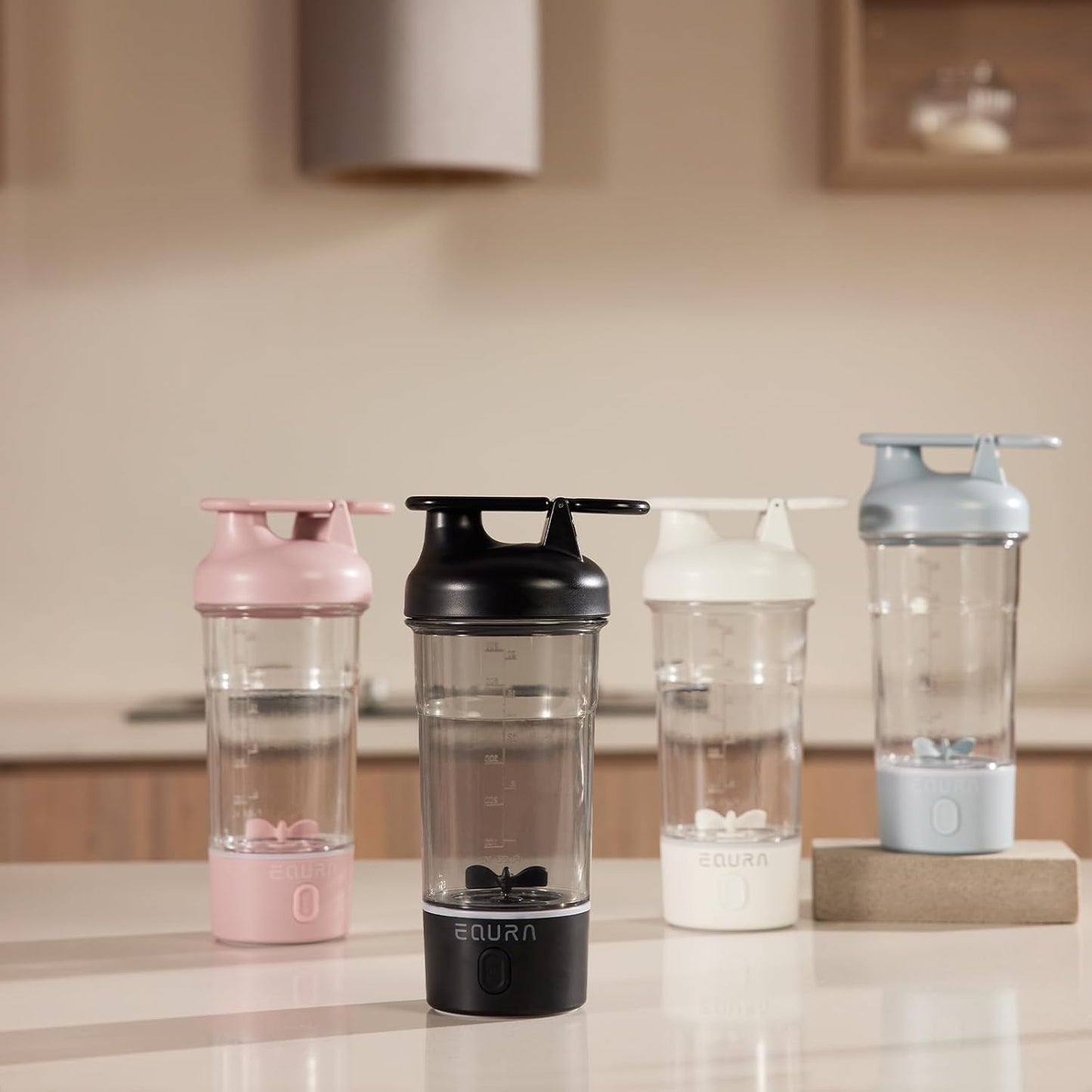 Electric Protein Shaker Bottle, 25.4 Oz Pulse Blender Bottles For Protein Mixes