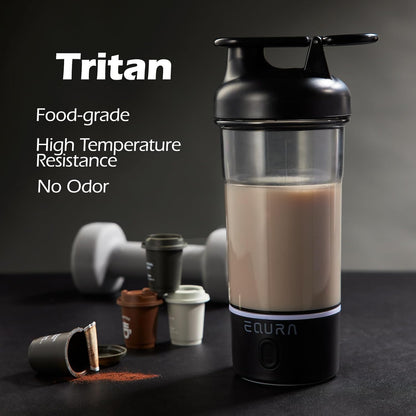 Electric Protein Shaker Bottle, 25.4 Oz Pulse Blender Bottles For Protein Mixes